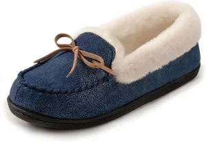 RockDove Women's Caroline Glittered Moccasin Slipper