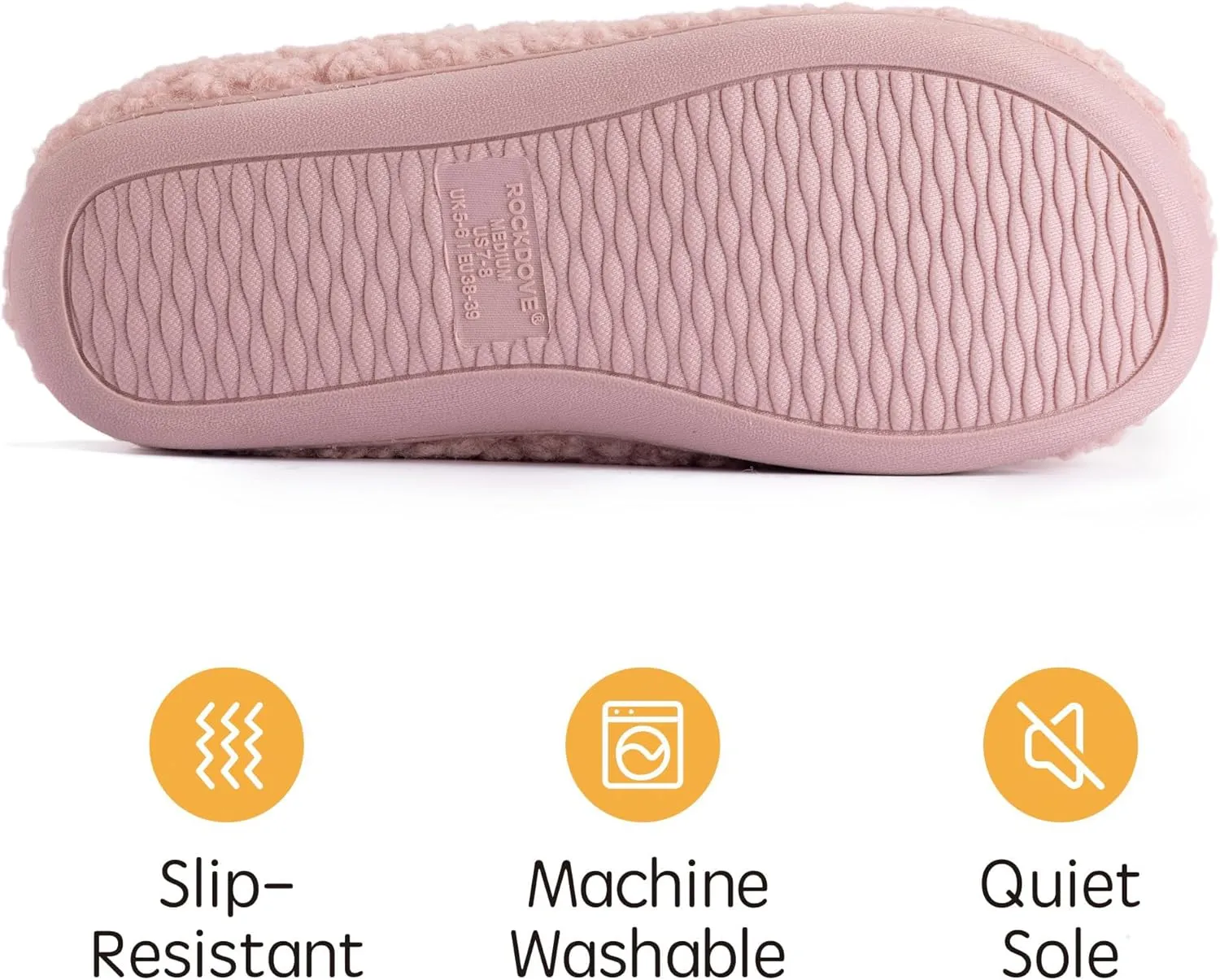 RockDove Women's Plush Retreat Sherpa Fleece Clog Slipper