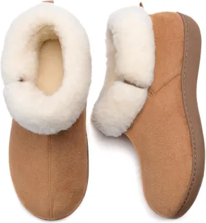RockDove Women's Sierra Faux Leather Bootie Slipper