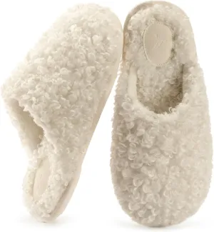 RockDove Women's Twirl Fleece Fuzzy House Scuff Slipper with Memory Foam