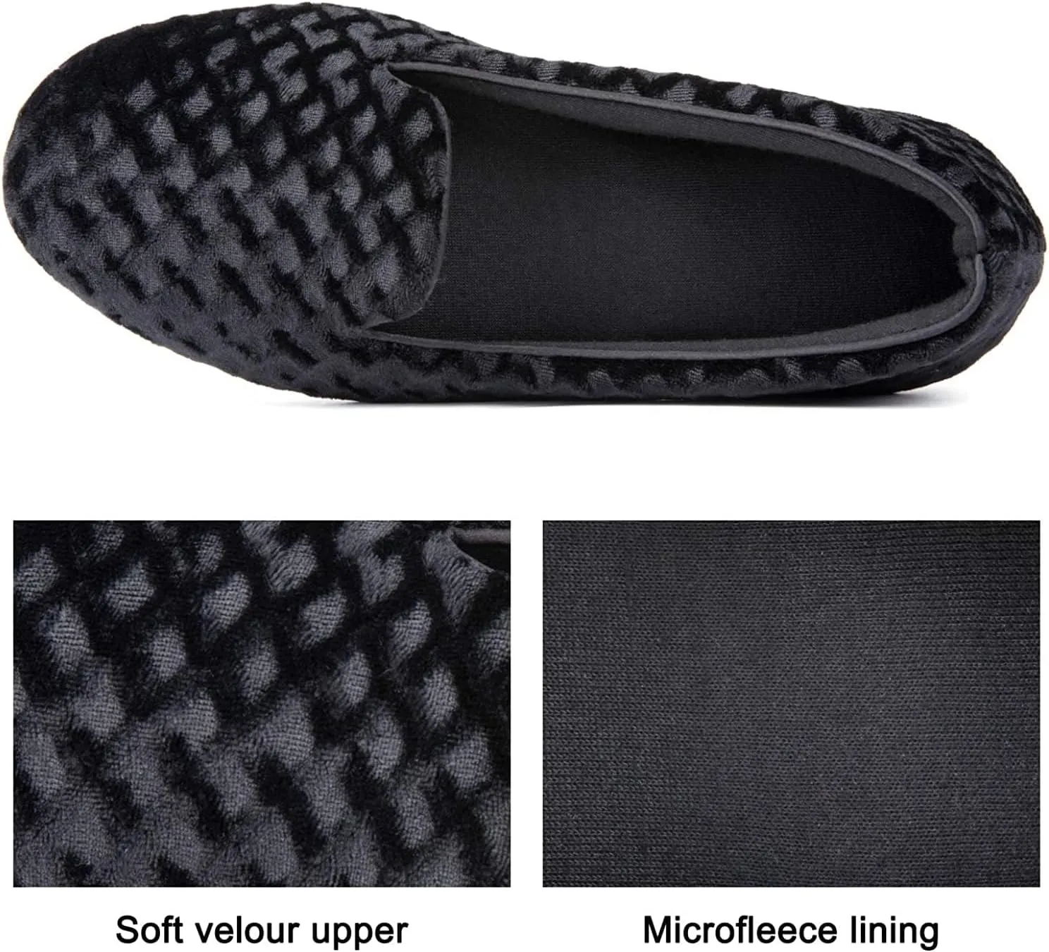 RockDove Women's Velour Memory Foam Slipper