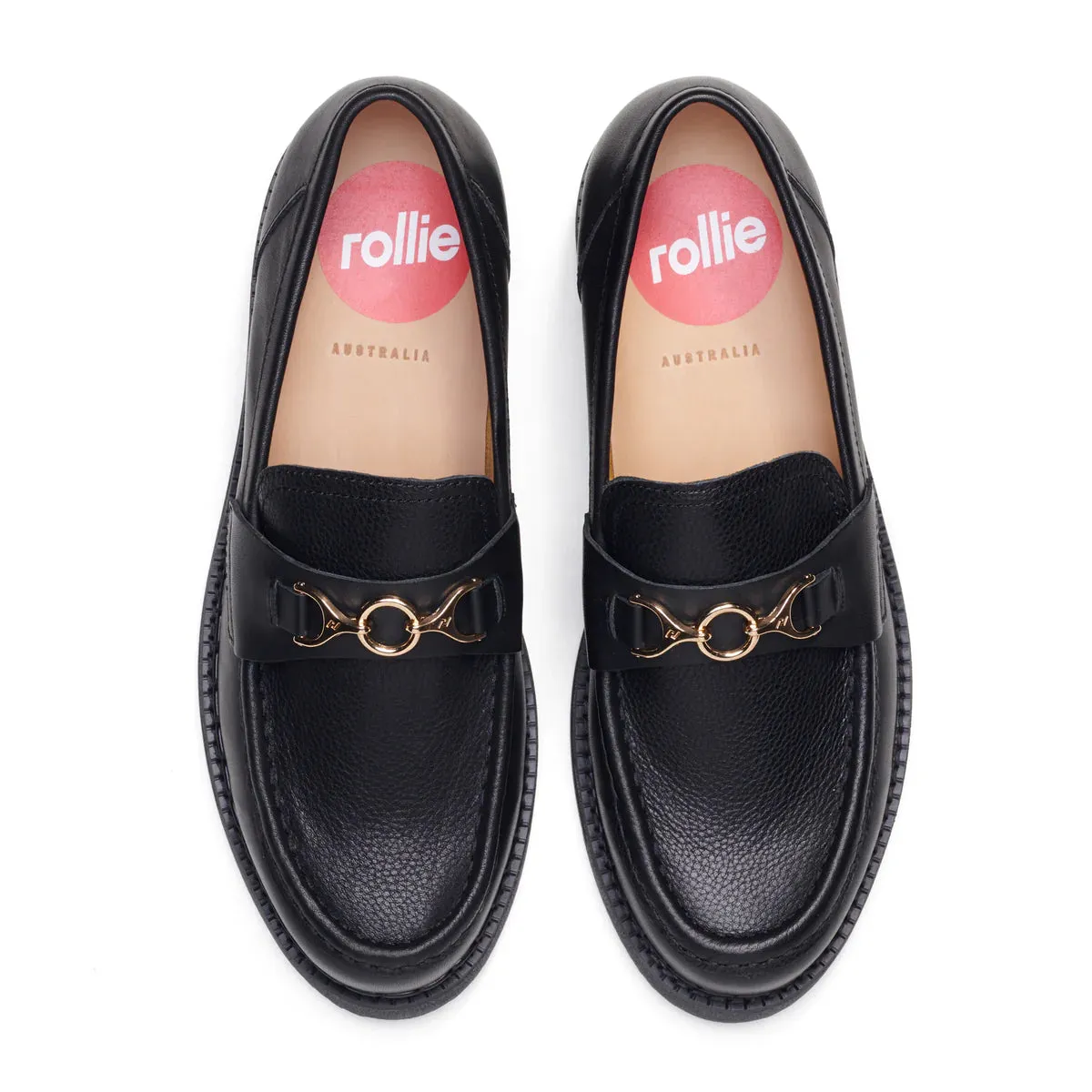 Rollie Loafer Rise All Black Tumble