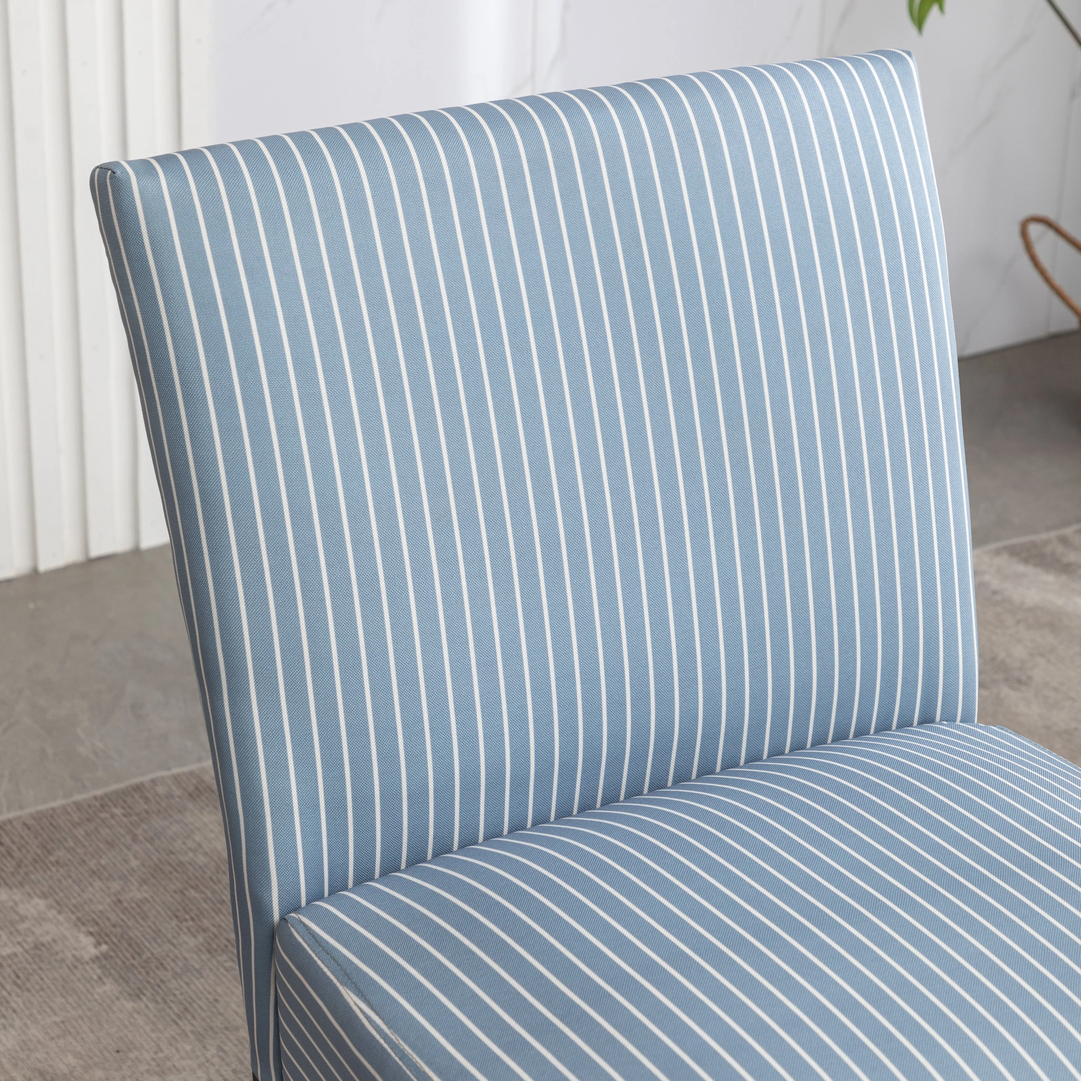 Roundhill Furniture Botticelli Upholstered Slipper Accent Chair