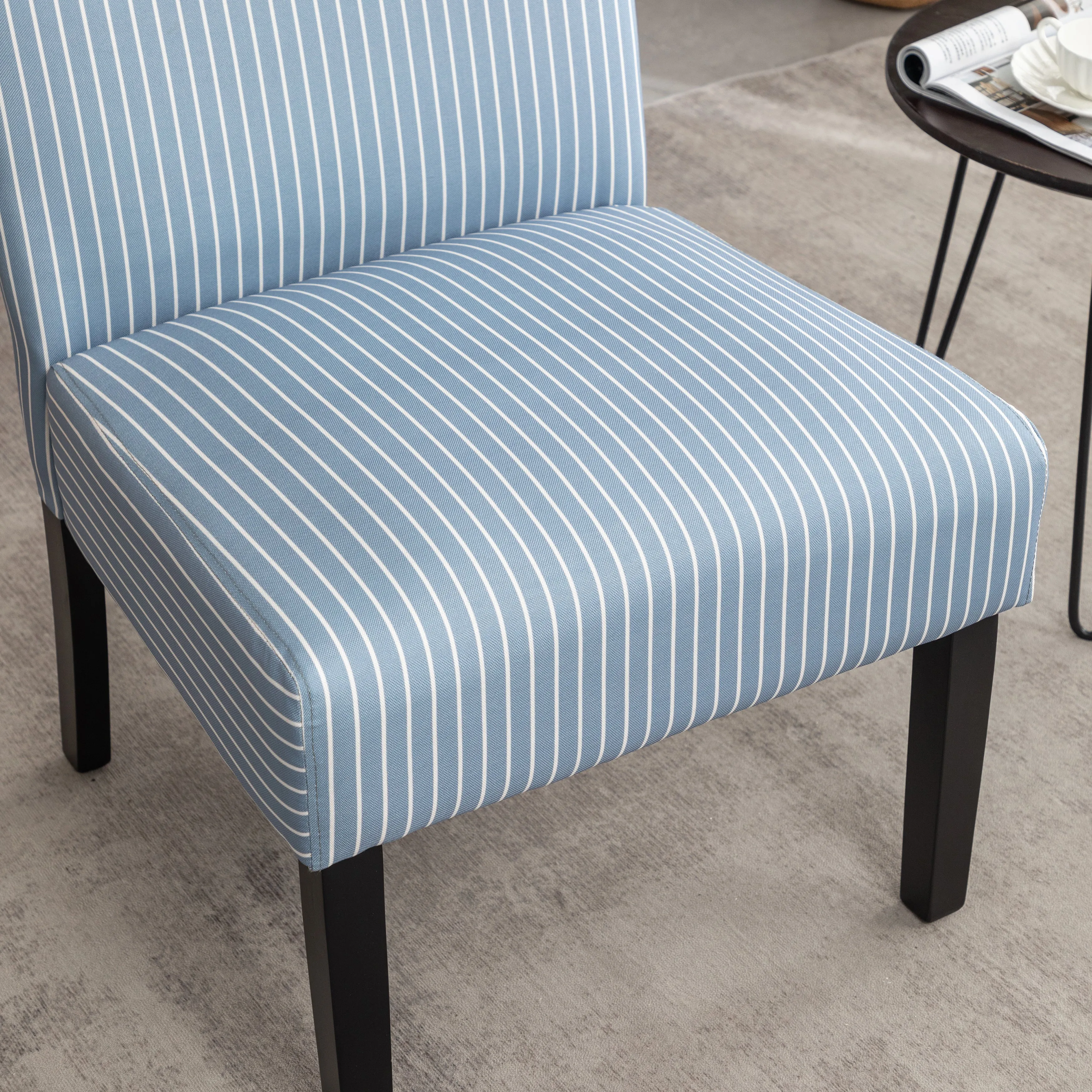 Roundhill Furniture Botticelli Upholstered Slipper Accent Chair