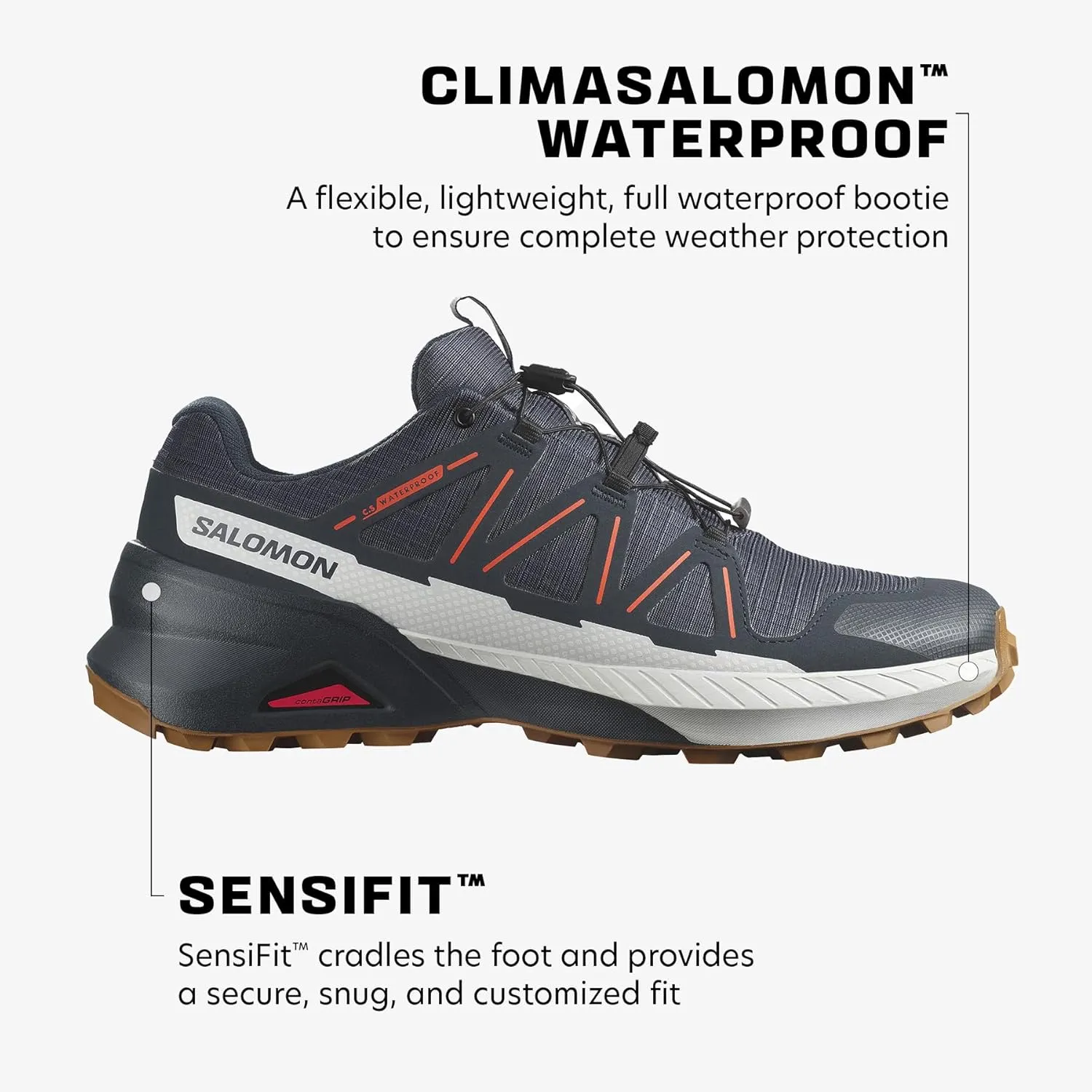 Salomon Men's Speedcross Peak Climasalomon Waterproof Hiking Shoe