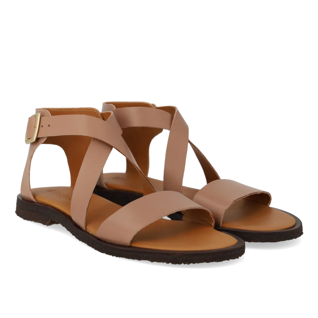 Sandal with buckle