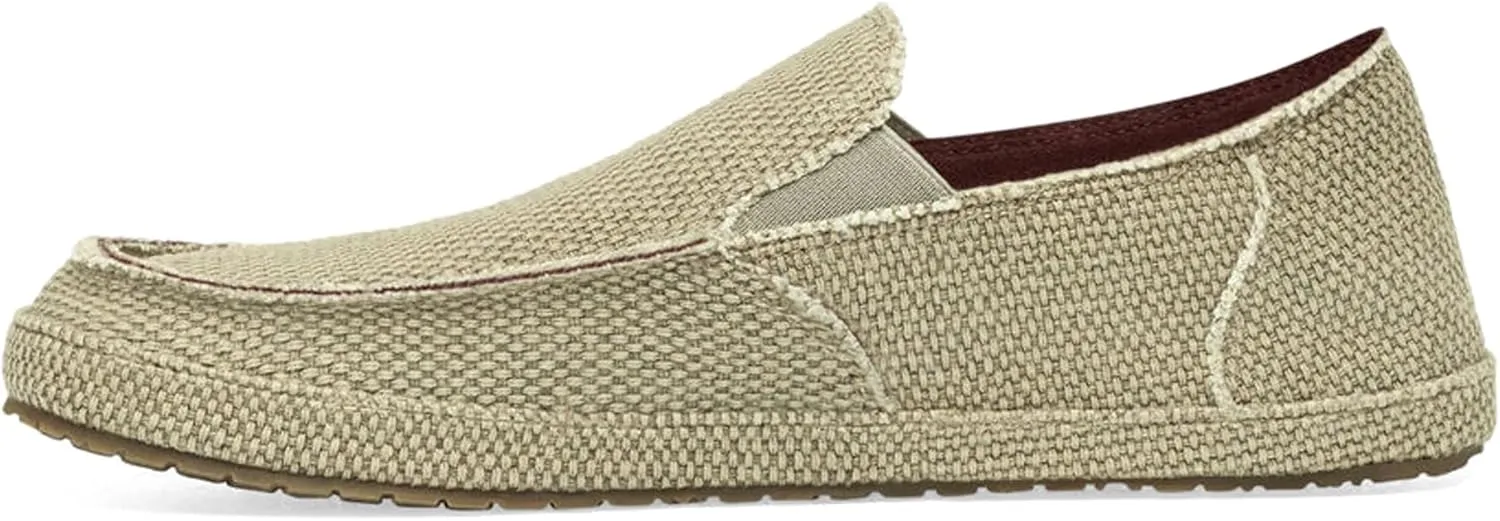 Sanuk Mens Rounder Loafer | Mens Shoes | Slip On Shoes for Men | Men's Slip-on Loafers | Comfort Footbed