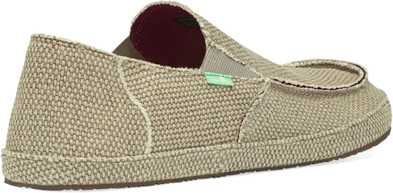 Sanuk Mens Rounder Loafer | Mens Shoes | Slip On Shoes for Men | Men's Slip-on Loafers | Comfort Footbed