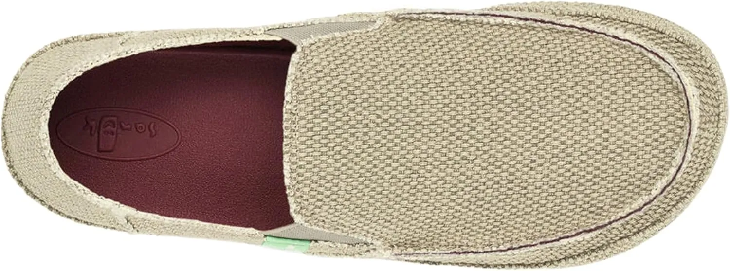 Sanuk Mens Rounder Loafer | Mens Shoes | Slip On Shoes for Men | Men's Slip-on Loafers | Comfort Footbed
