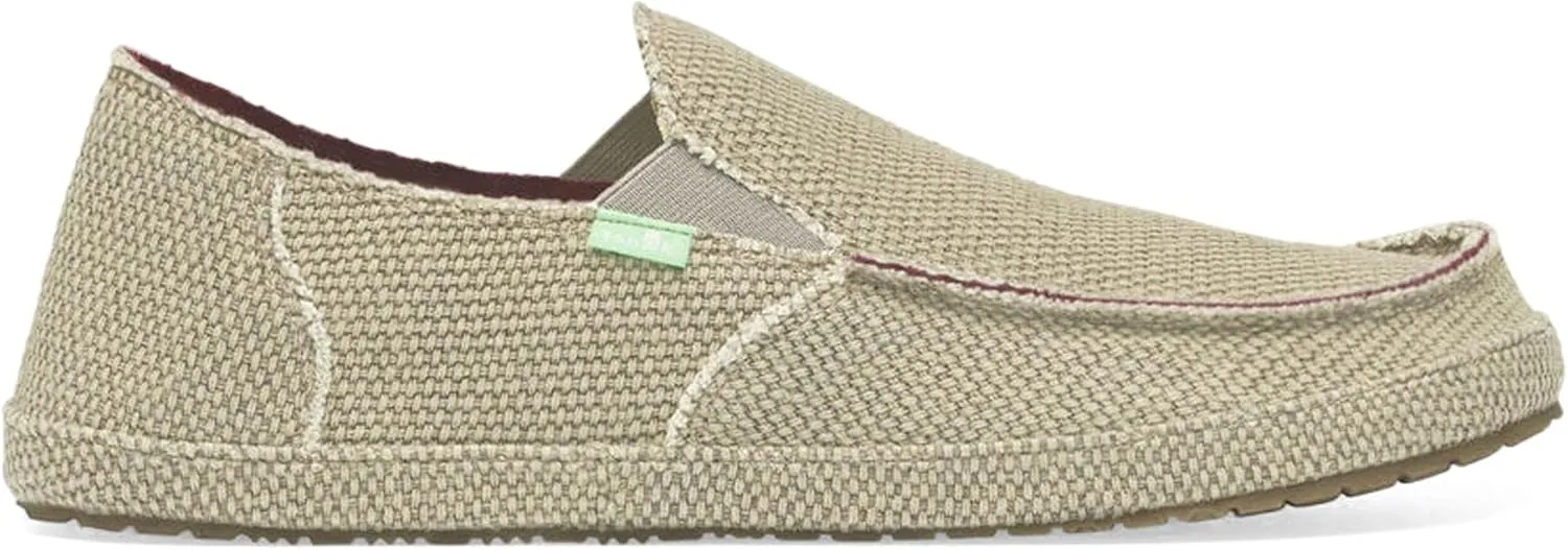 Sanuk Mens Rounder Loafer | Mens Shoes | Slip On Shoes for Men | Men's Slip-on Loafers | Comfort Footbed