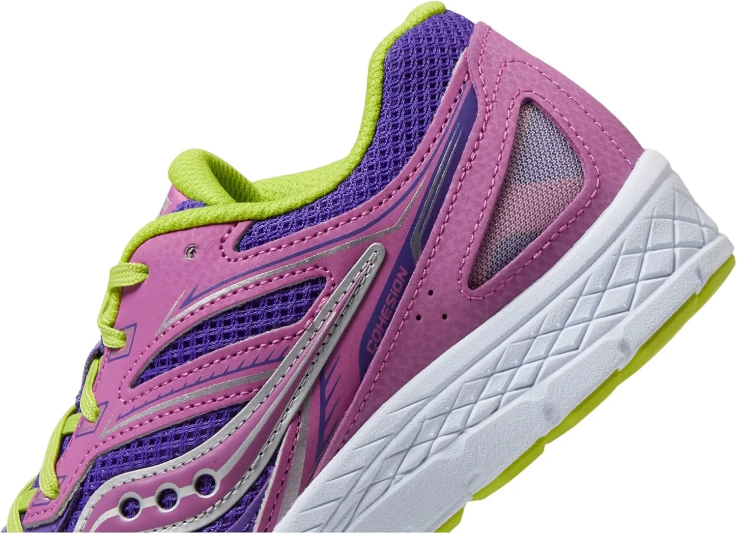Saucony Unisex-Child Cohesion 14 Lace to Toe Running Shoe