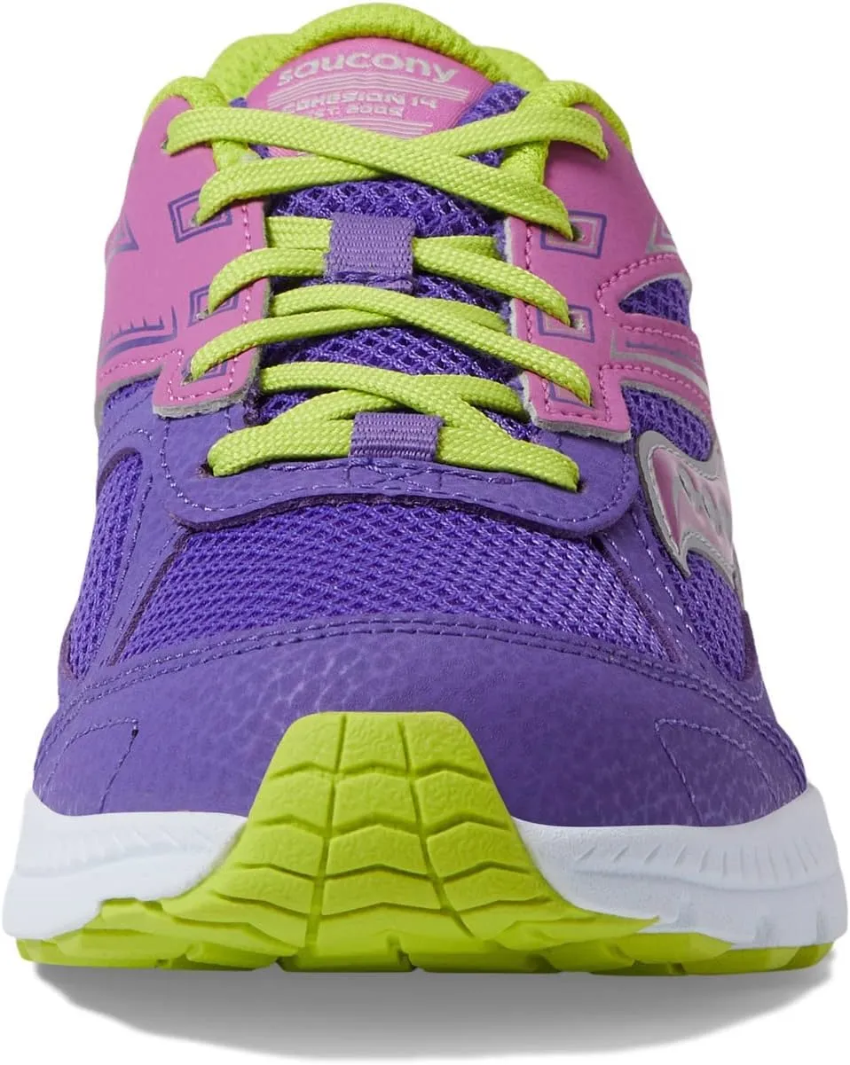 Saucony Unisex-Child Cohesion 14 Lace to Toe Running Shoe