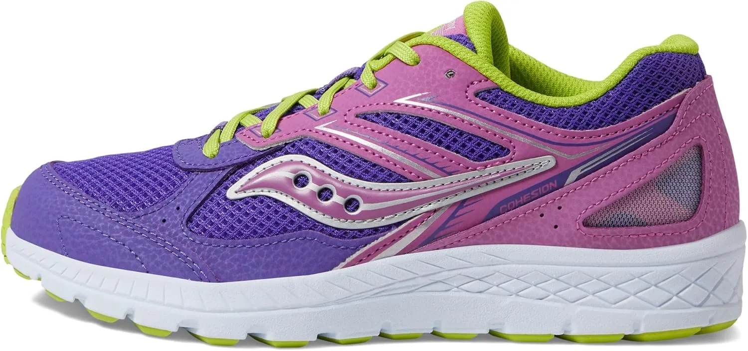Saucony Unisex-Child Cohesion 14 Lace to Toe Running Shoe