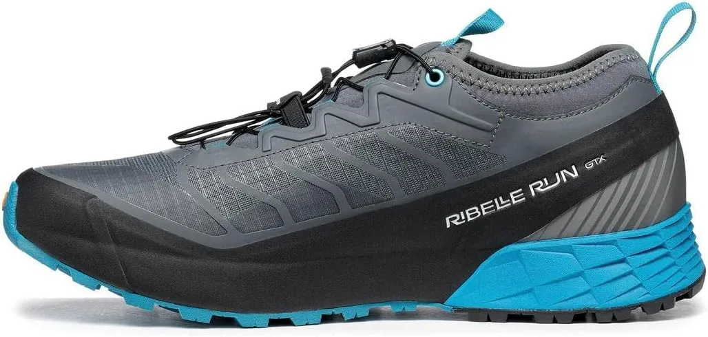 Scarpa Men's Camping & Hiking Trail Running Shoes, Anthracite Lake Blue, 10 AU