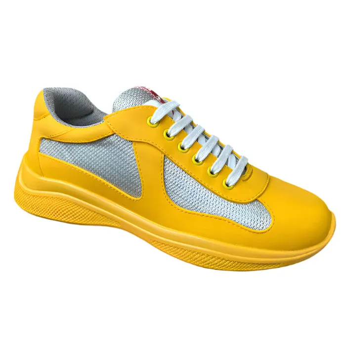SILVER SOFT PRADA RUBBER CUP AMERICA'S Budget-conscious Free worldwide shipping YELLOW