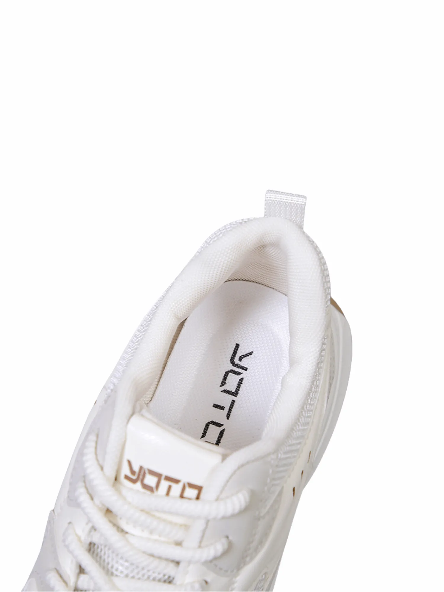 Simple Gear Lace-up Sneakers-Pink
