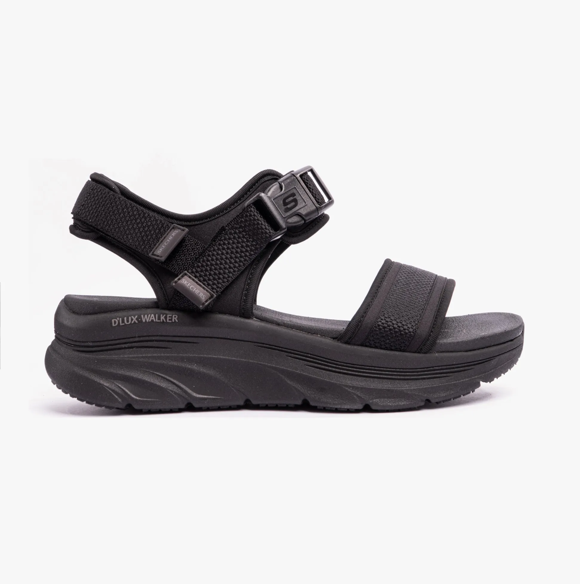 Skechers 119824/BBK D'LUX WALKER Womens Sandals Black