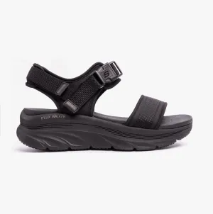 Skechers 119824/BBK D'LUX WALKER Womens Sandals Black