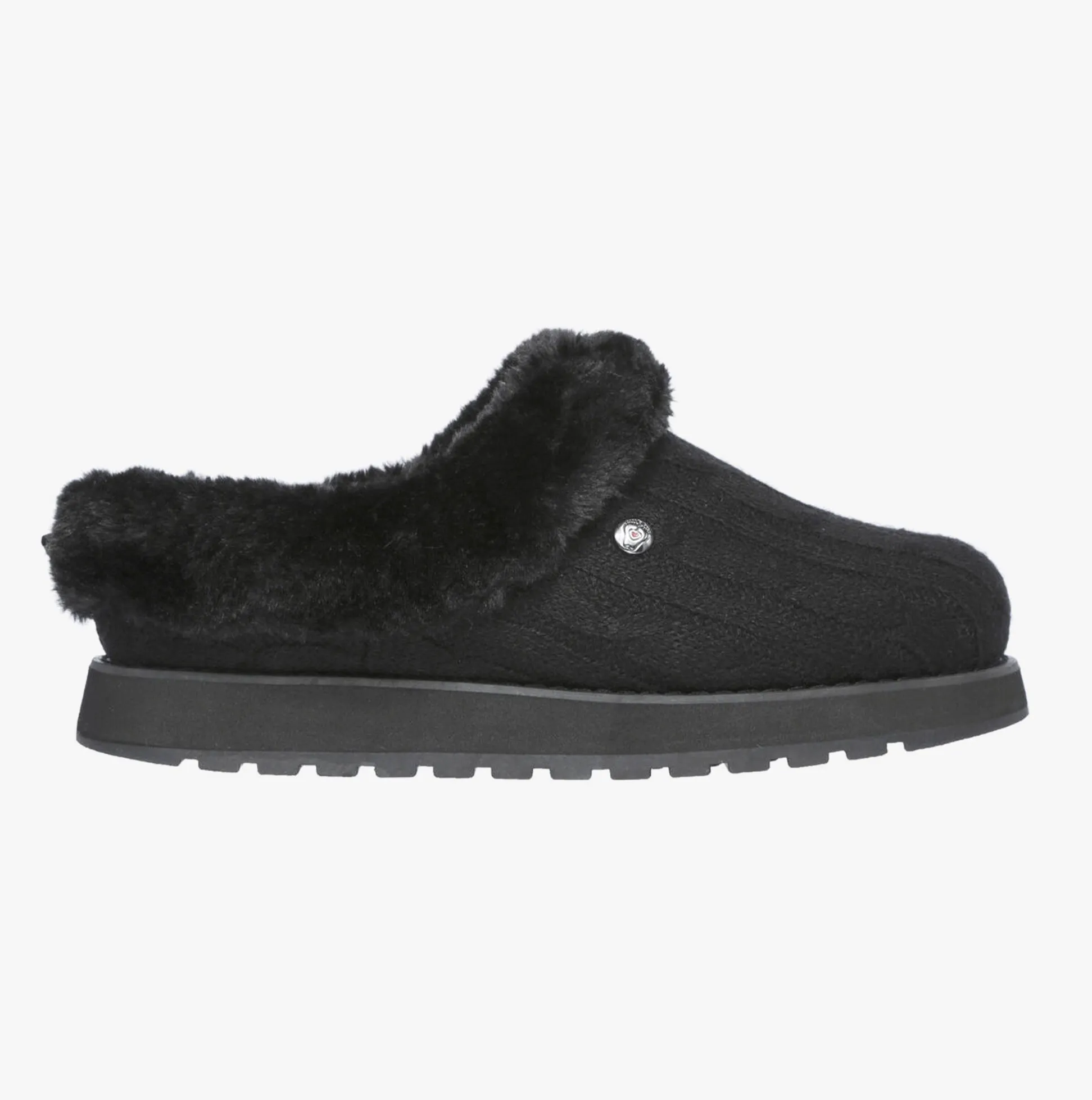 Skechers 31204/BBK BOBS KEEPSAKES ICE ANGEL Womens Slippers Black