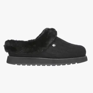 Skechers 31204/BBK BOBS KEEPSAKES ICE ANGEL Womens Slippers Black
