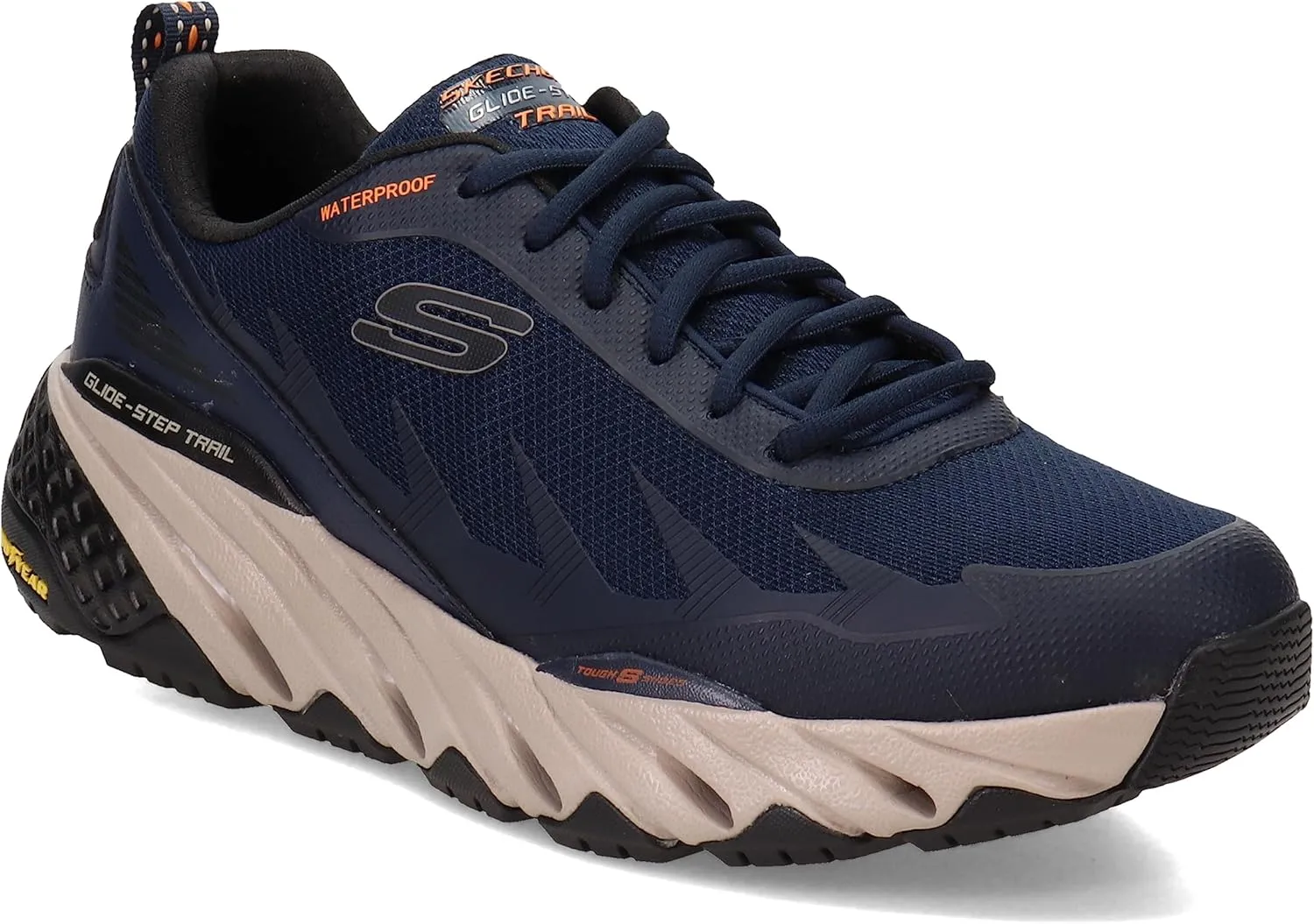 Skechers Men's, Glide-Step Trail - Trail - Botanic Hiking Shoe Navy
