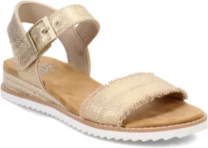 Skechers Women's Bobs Desert Kiss-Gold Crush Sandal