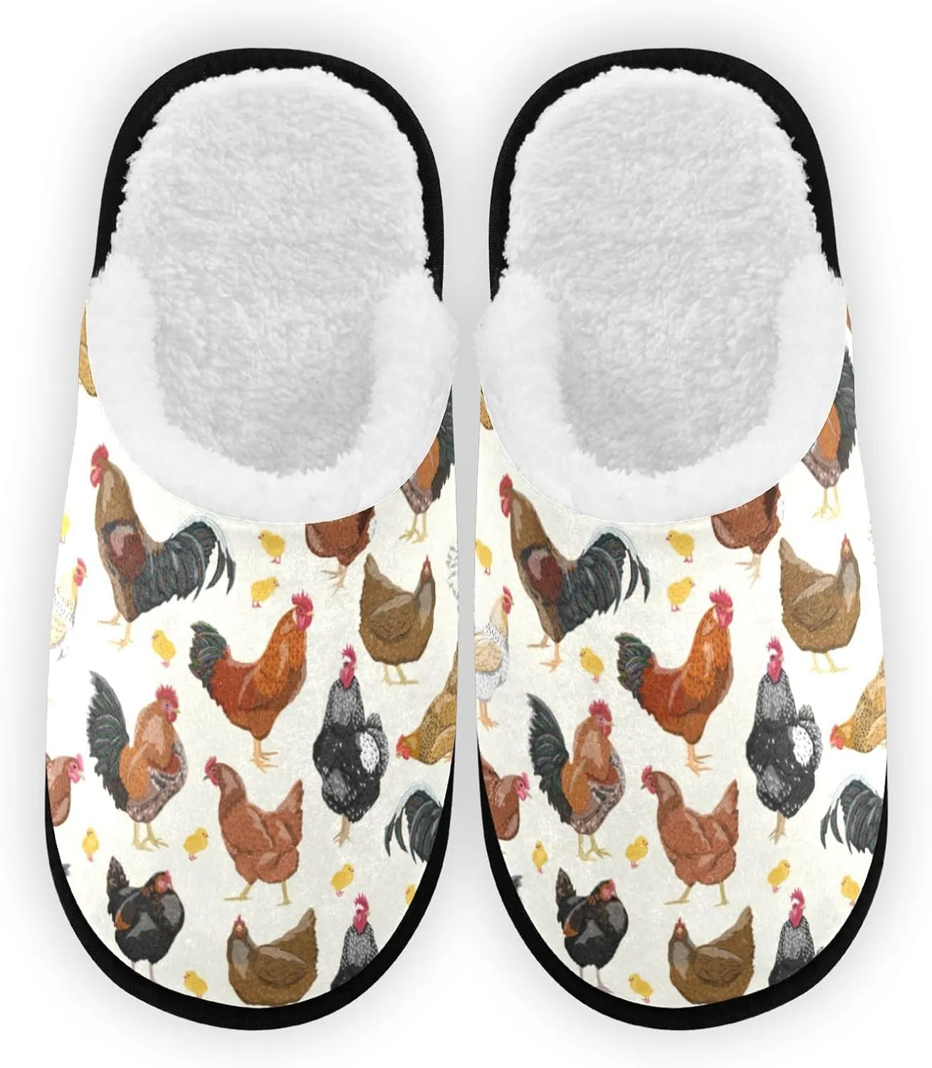 Slippers for Women Men, Memory Foam House Slippers, Non-Slip Indoor Outdoor Winter Bedroom Shoes