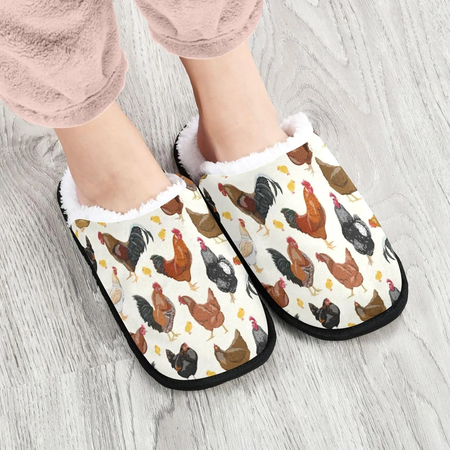 Slippers for Women Men, Memory Foam House Slippers, Non-Slip Indoor Outdoor Winter Bedroom Shoes