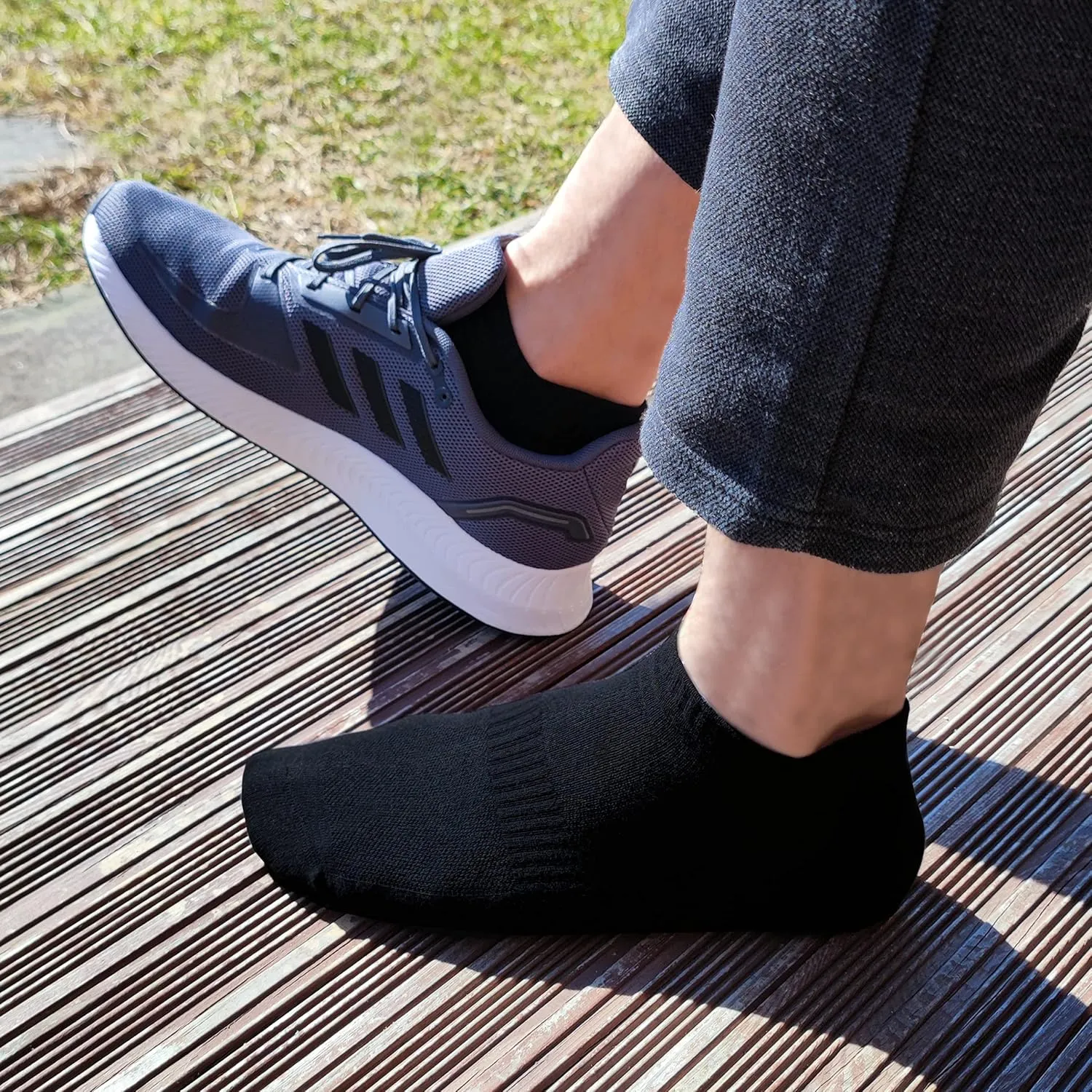Sneaker Socks – 6-Pair Low-Cut Unisex Sports Socks – Soft Cotton Ankle Socks