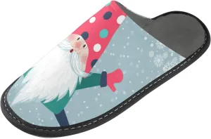 Spa Slippers Indoor House Fuzzy Slippers Soft Memory Foam Non-Slip Home Slipper Winter Shoes For Bedroom Hotel Travel 4-11