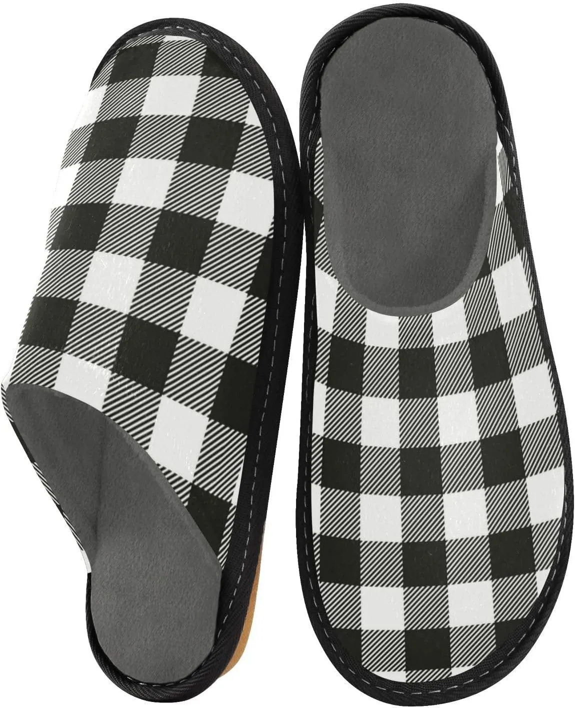 Spa Slippers Indoor House Fuzzy Slippers Soft Memory Foam Non-Slip Home Slipper Winter Shoes For Bedroom Hotel Travel 4-11