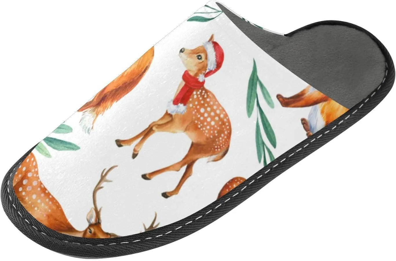 Spa Slippers Indoor House Fuzzy Slippers Soft Memory Foam Non-Slip Home Slipper Winter Shoes For Bedroom Hotel Travel 4-11