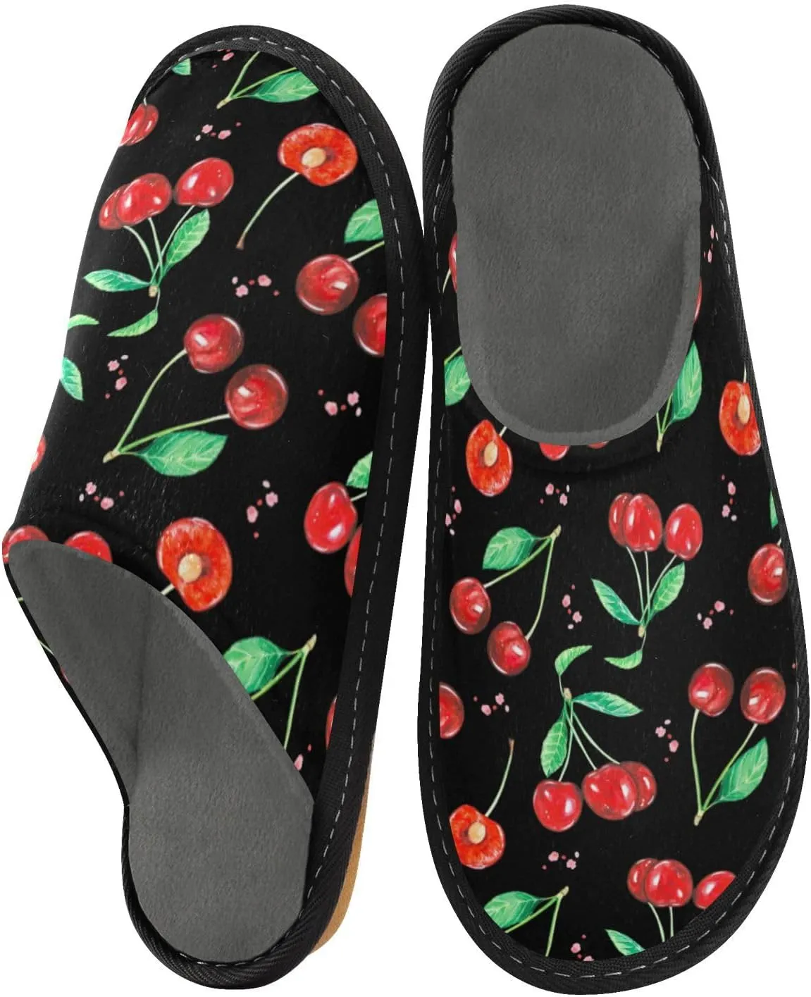 Spa Slippers Indoor House Fuzzy Slippers Soft Memory Foam Non-Slip Home Slipper Winter Shoes For Bedroom Hotel Travel 4-11