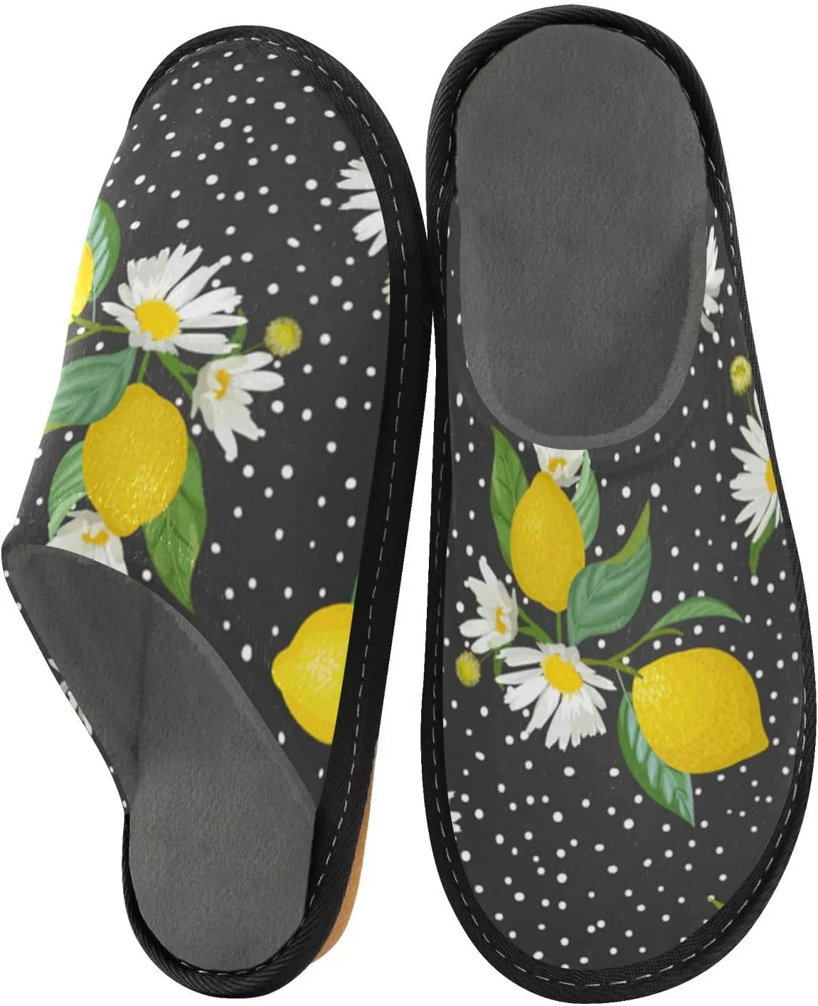 Spa Slippers Indoor House Fuzzy Slippers Soft Memory Foam Non-Slip Home Slipper Winter Shoes For Bedroom Hotel Travel 4-11
