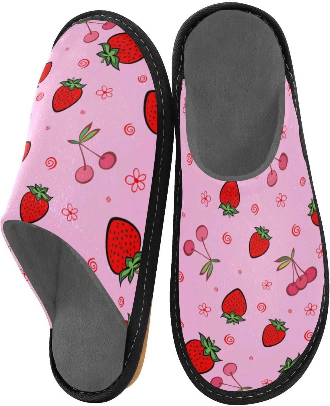 Spa Slippers Indoor House Fuzzy Slippers Soft Memory Foam Non-Slip Home Slipper Winter Shoes For Bedroom Hotel Travel 4-11