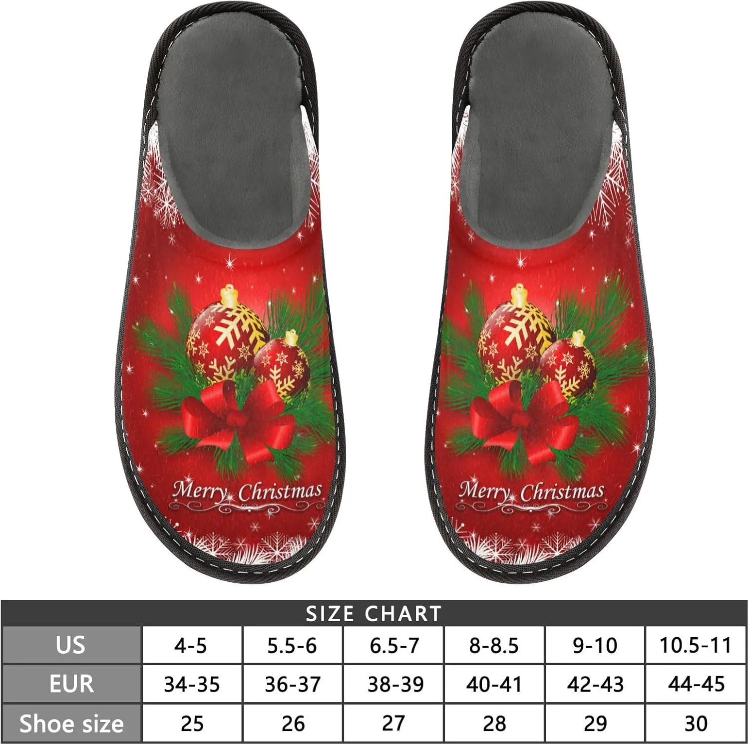 Spa Slippers Indoor House Fuzzy Slippers Soft Memory Foam Non-Slip Home Slipper Winter Shoes For Bedroom Hotel Travel 4-11