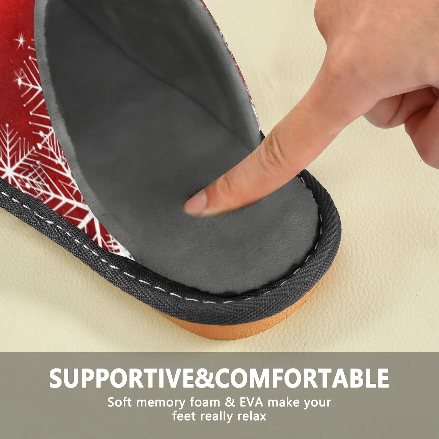 Spa Slippers Indoor House Fuzzy Slippers Soft Memory Foam Non-Slip Home Slipper Winter Shoes For Bedroom Hotel Travel 4-11