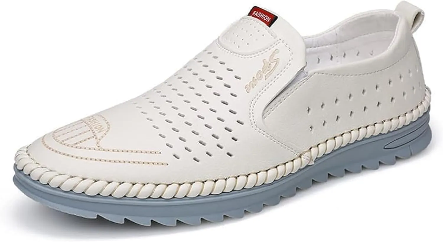 TangDao Men’s Loafers, Leather Slip On Moccasins Penny Loafers, Breathable Driving Walking Lightweight Casual Shoes