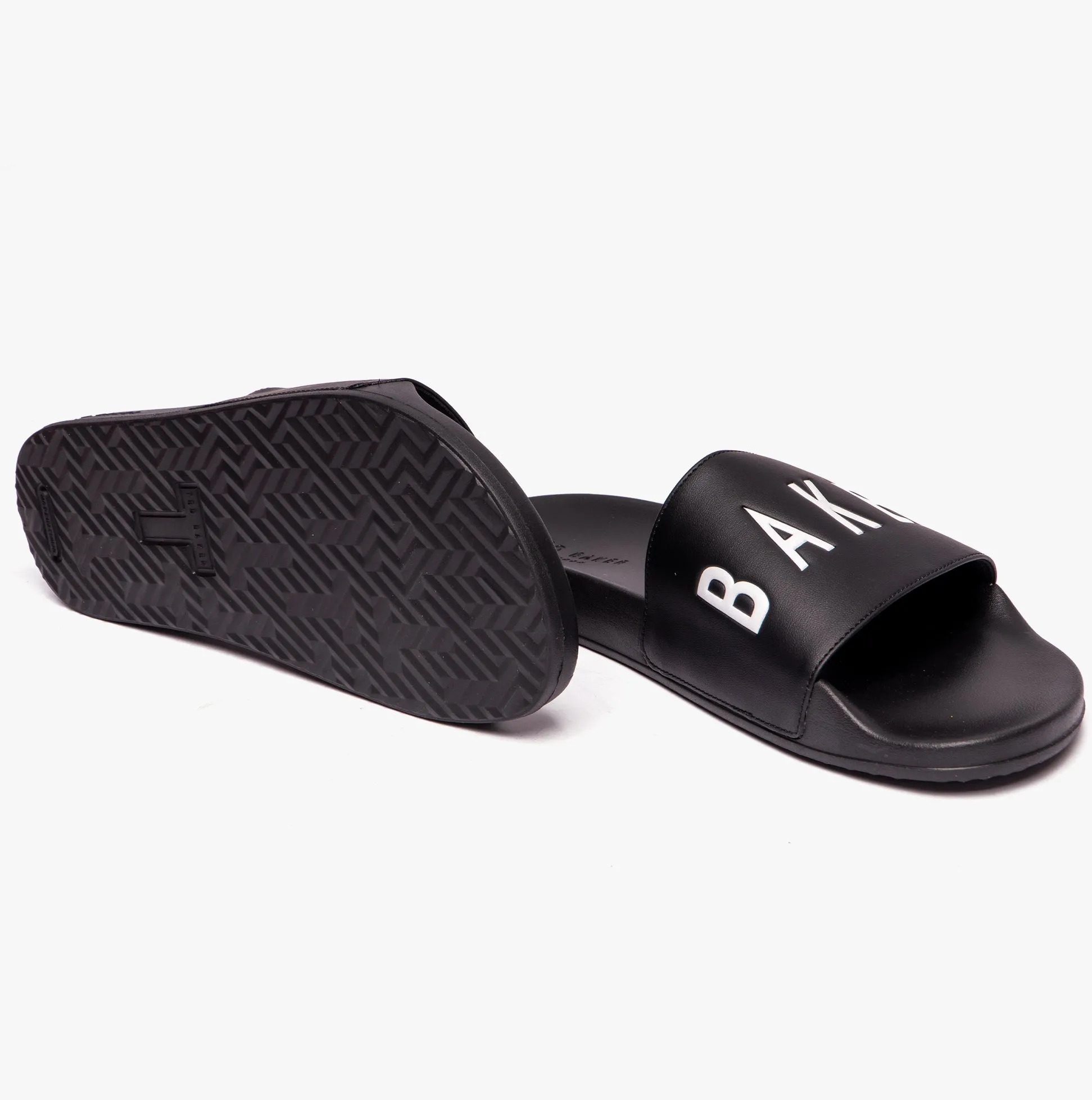 Ted Baker AULY Mens Pool Slide Sandal Black