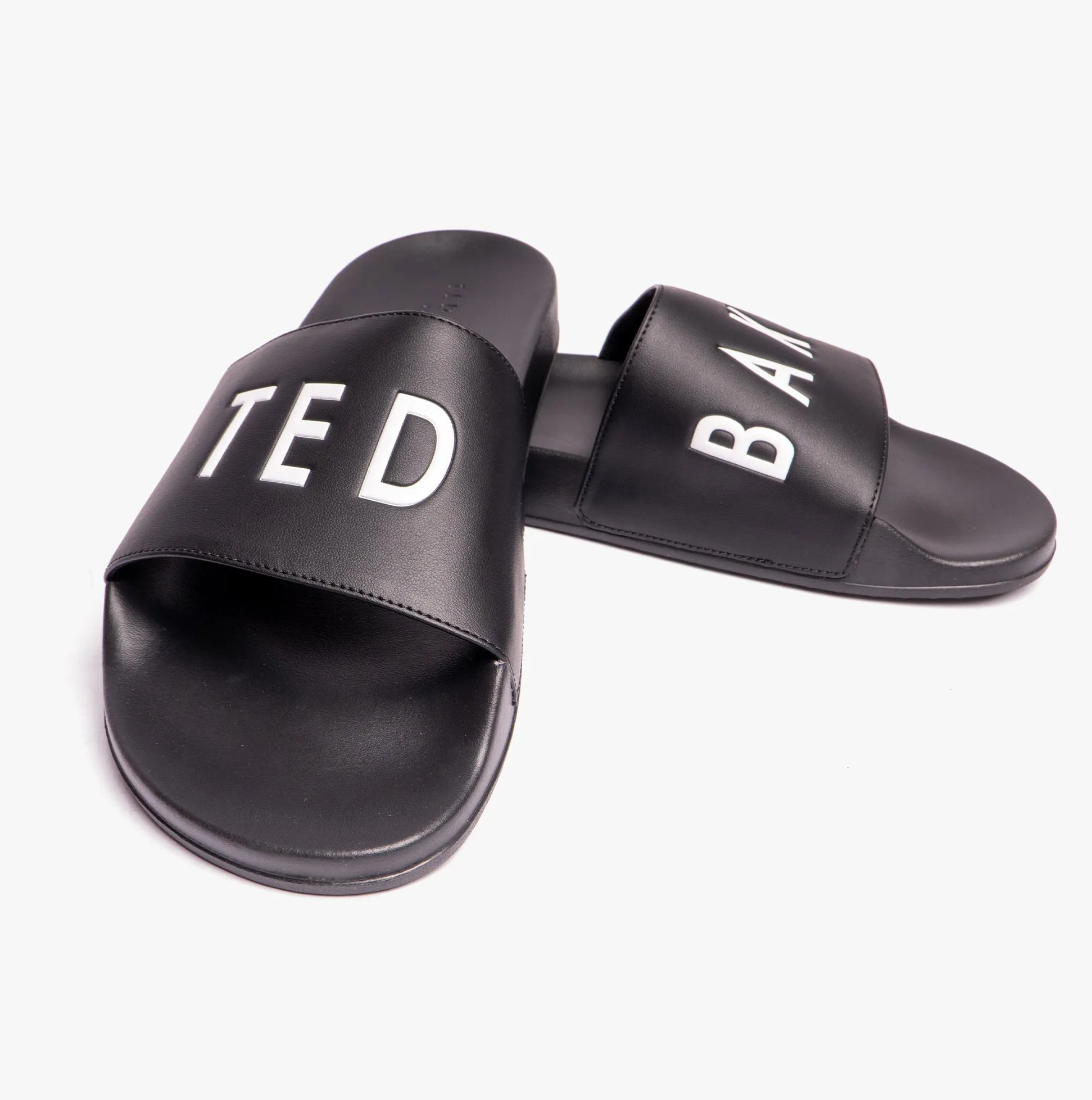 Ted Baker AULY Mens Pool Slide Sandal Black