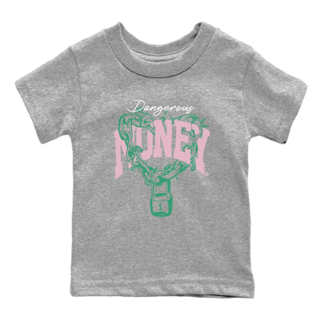 Tees Thanksgiving sale Sneaker Kids SNRT Dunk Malachite Top choice - Medium Money Pink Soft Dangerous