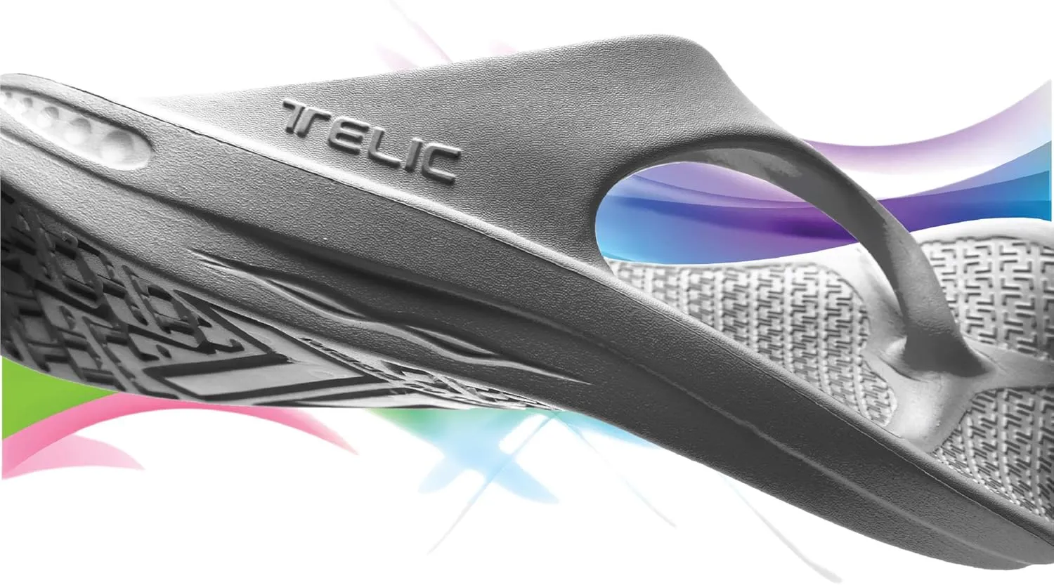 TELIC Women's Energy Flip Flop-Pillow-Soft, Supportive, Lightweight, Waterproof-Perfect for Beach & Pool
