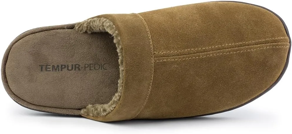 Tempur-Pedic Mens Lonny Scuff Casual Slippers Casual - Grey