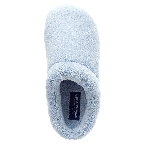 Tempur-Pedic Windsock Slipper Light Blue Terrycloth (Women's)