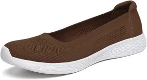 TIOSEBON Women's Lightweight Loafer Flat Ultra Memory Foam Mesh Slip on Walking Shoes