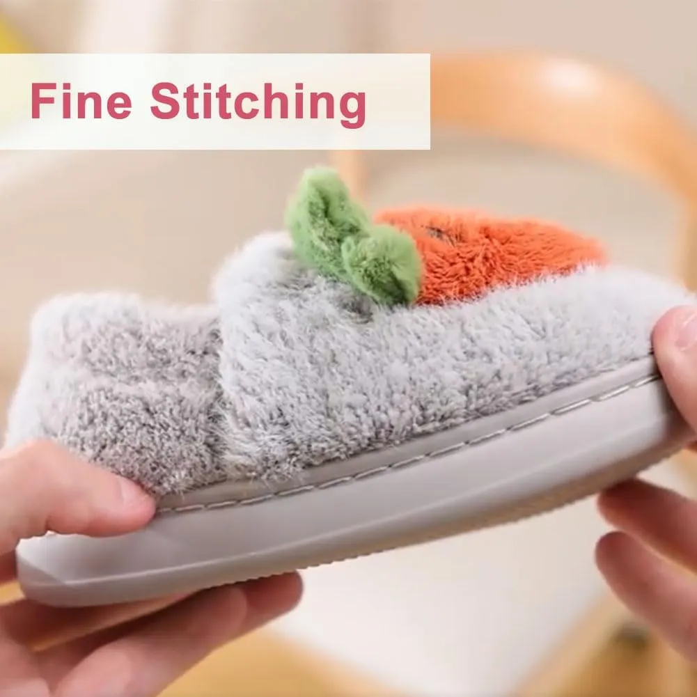 Toddler Boys Girls House Slippers Kids Cute Slippers witjh Memory Foam Plush Warm Winter House Shoes Non Slip for Indoor and Outdoor