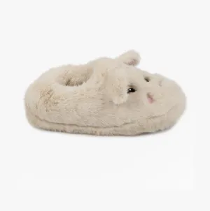 Totes Toasties NOVELTY Full Back Slippers Womens Cream