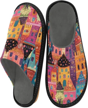 Unisex Slippers for Home Womens Bedroom Shoes Indoor Outdoor Slippers