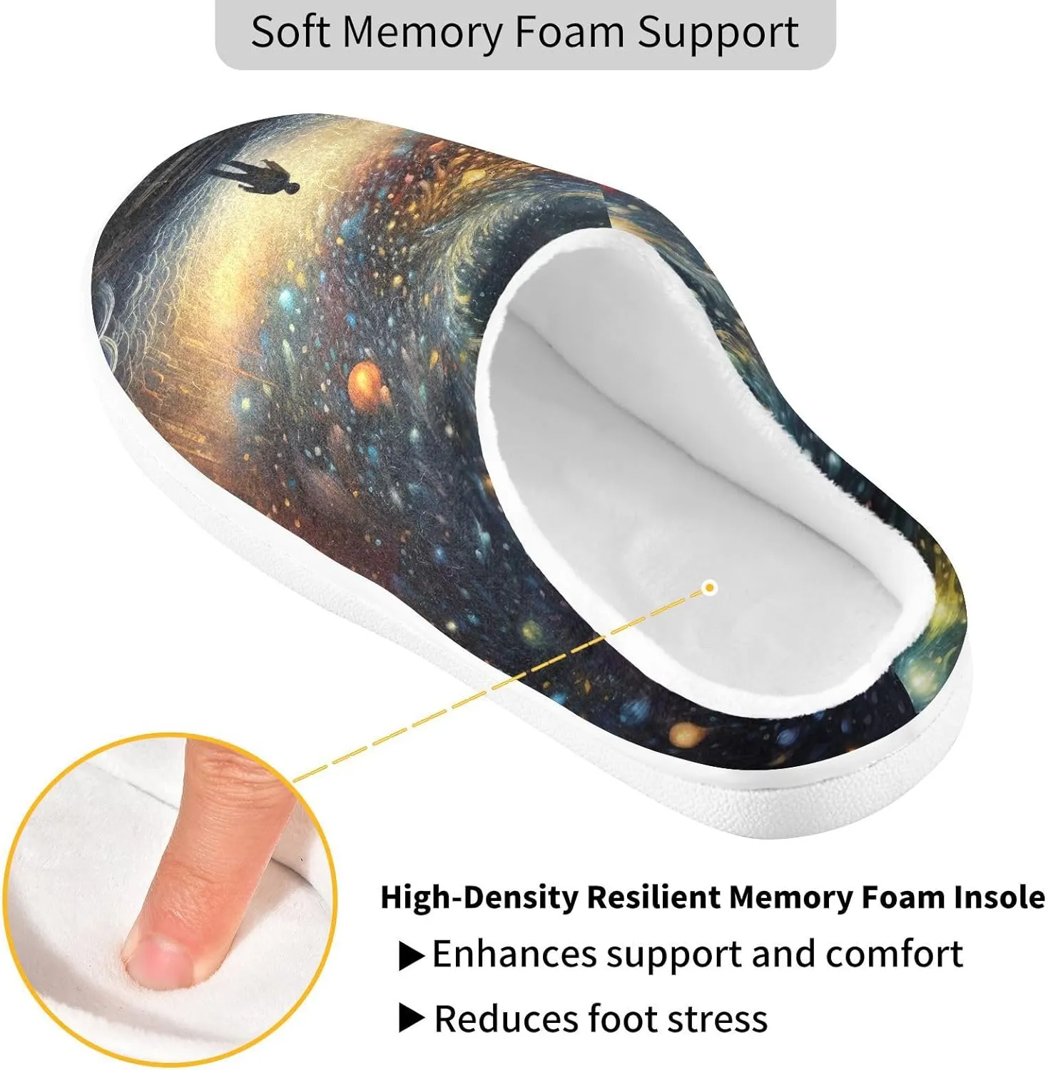 Valentine's Day Red Heart Couple Slippers for Women Men Indoor Slippers Memory Foam Fuzzy Slippers House Shoes for Indoor Outdoor Size 6/7 214a5400