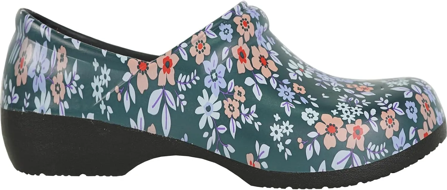 VANGELO Women Professional Slip Resistant Clog Waterproof Nurse Shoe Work Chef Shoe NIKO Removable Insole Size 6 to 12